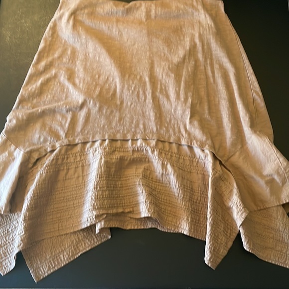 LOGO‎ by Lori Goldstein | MIDI-dress w/ Eyelet, a-symmetrical hem, size M - EUC - Picture 3 of 8